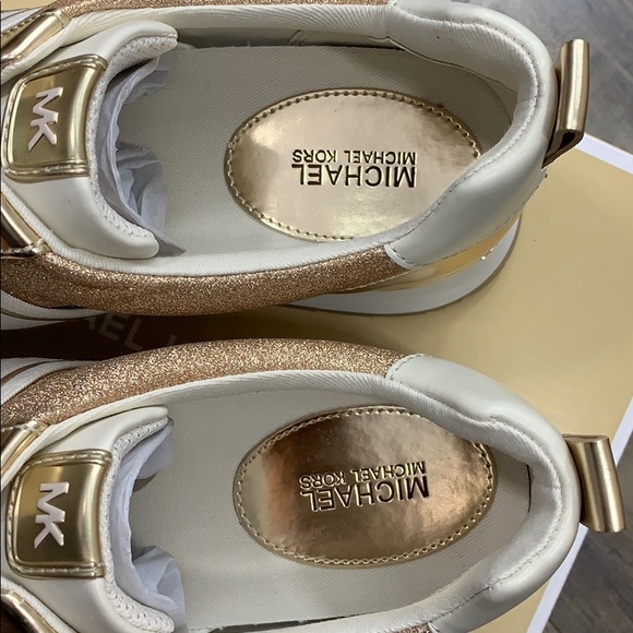 MICHAEL KORS TEDDI TRAINER PIXIE FINE GLITTER - Picture 11 of 16